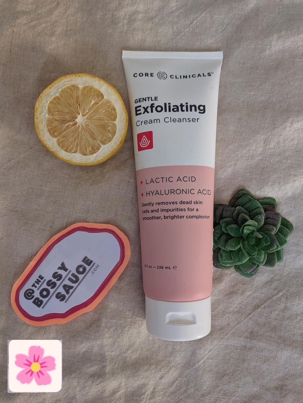 Core Clinicals Gentle Exfoliating Cream Cleanser NWT